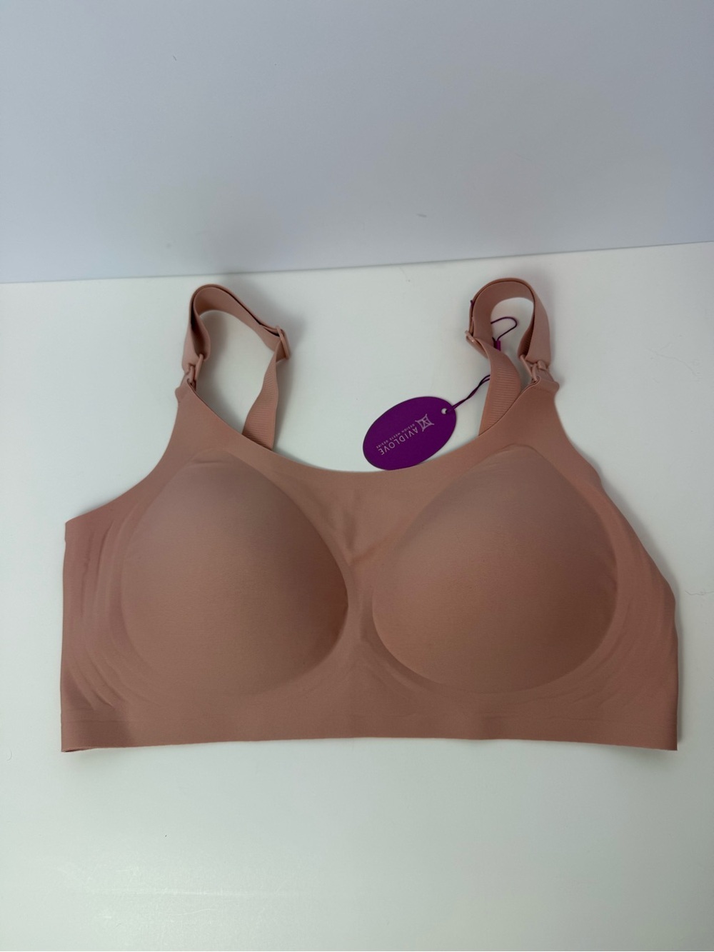 Avidlove Maternity Nursing Comfort Seamless Molded Cup Bra - Dusty Rose Size M